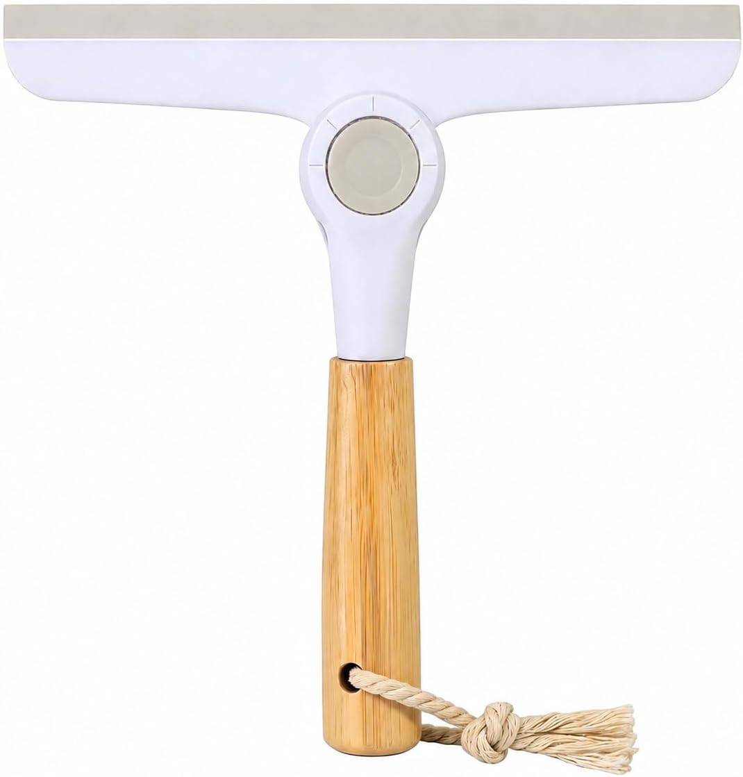 Window Squeegee for Glass Doors，All-Purpose 9.7” Window Cleaning Squeegee