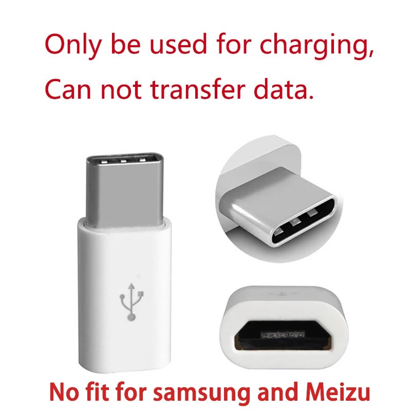 5/1PCS Micro USB To USB C Adapter Mobile Phone Adapter Microusb Connector