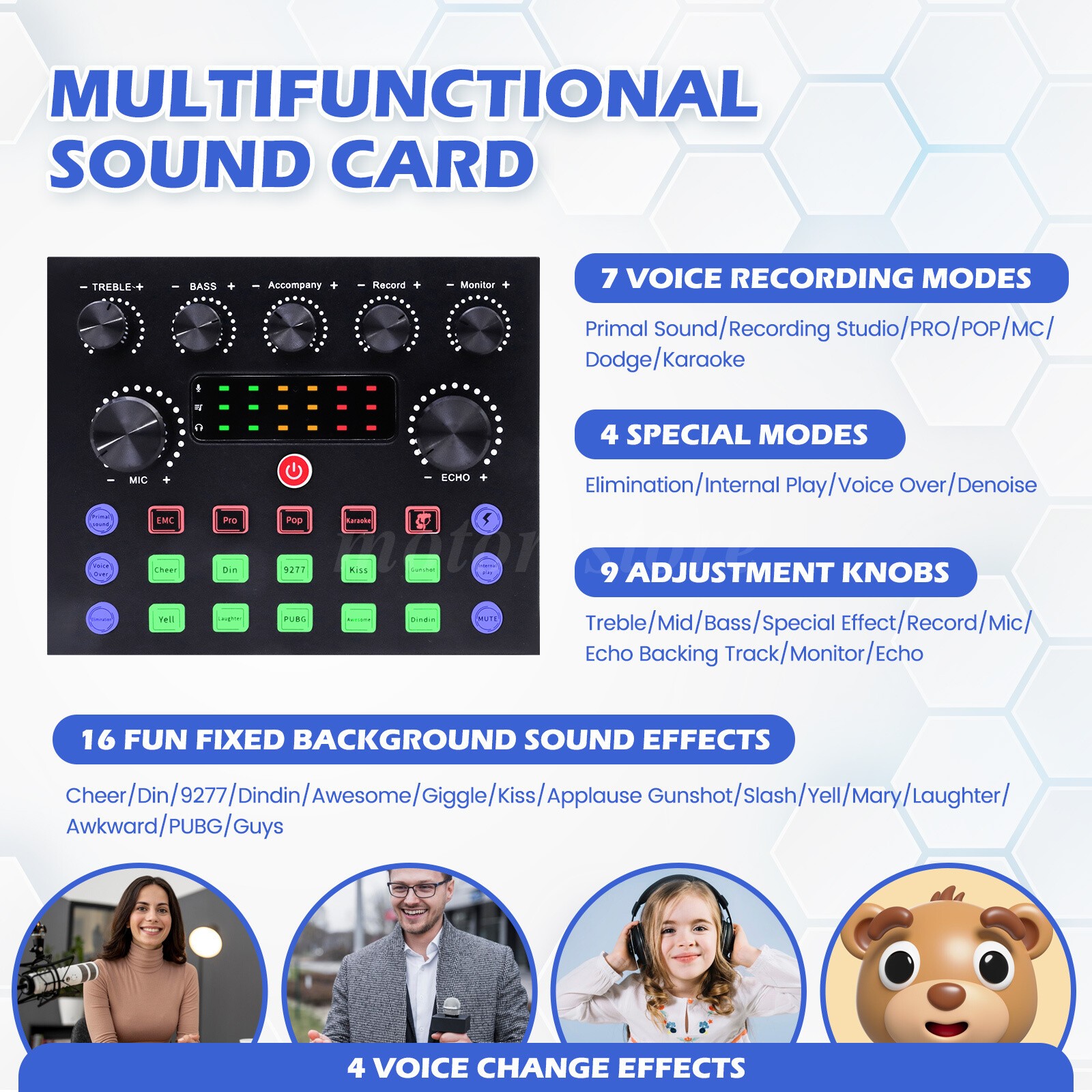 Professional Condenser Microphone Kit Complete Set For Podcast Studio Recording