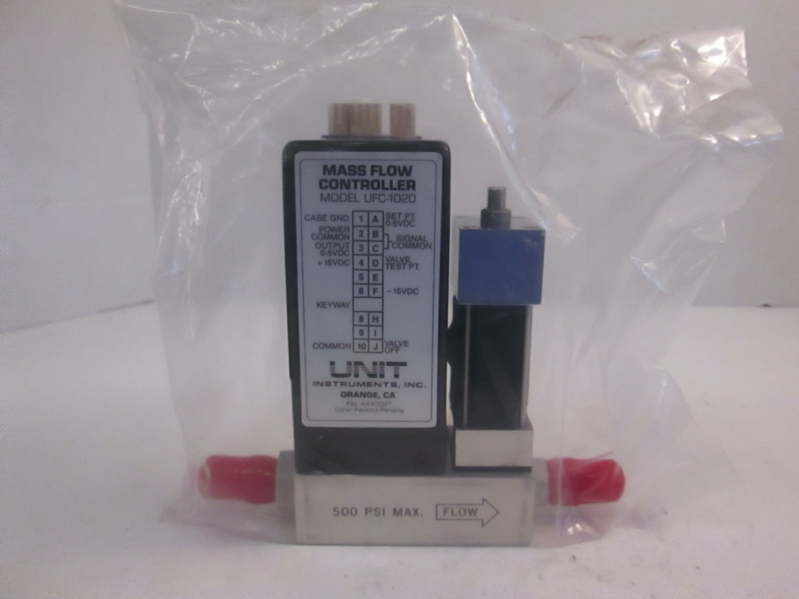 Unit UFC-1020A Mass Flow Controller MFC, N2O, 500 SCCM