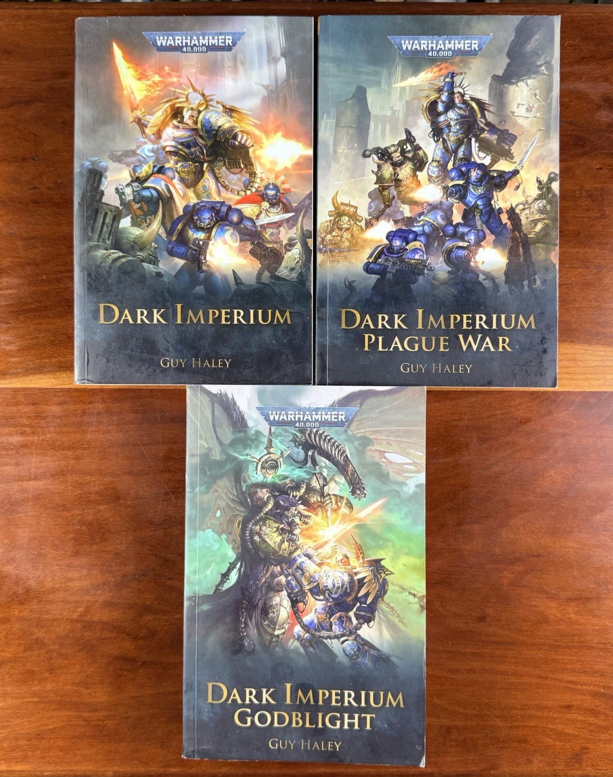 Warhammer 40k Dark Imperium Trilogy - Complete 3 Book Set - Guy Haley - 40,000