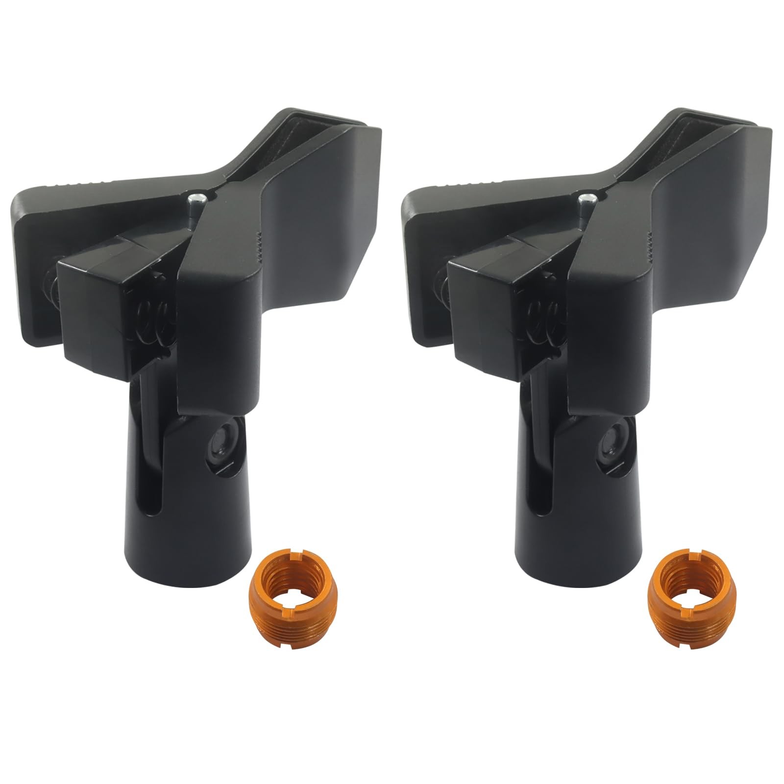 5 PCS Universal Mic Clip 5/8 To 3/8 Inch Screw Adapter Adjustable Holder