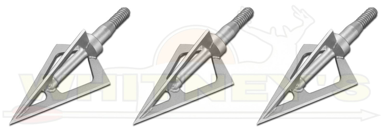 Magnus Snuffer SS Broadheads - 125gr. - 3 blade - 3pk - 20125