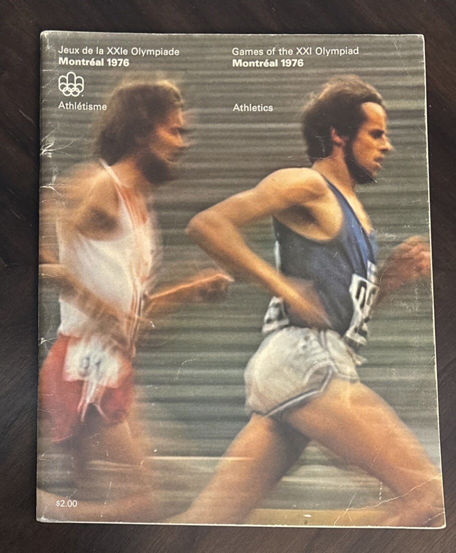 Vintage 1976 Montreal Olympics Track and Field Program