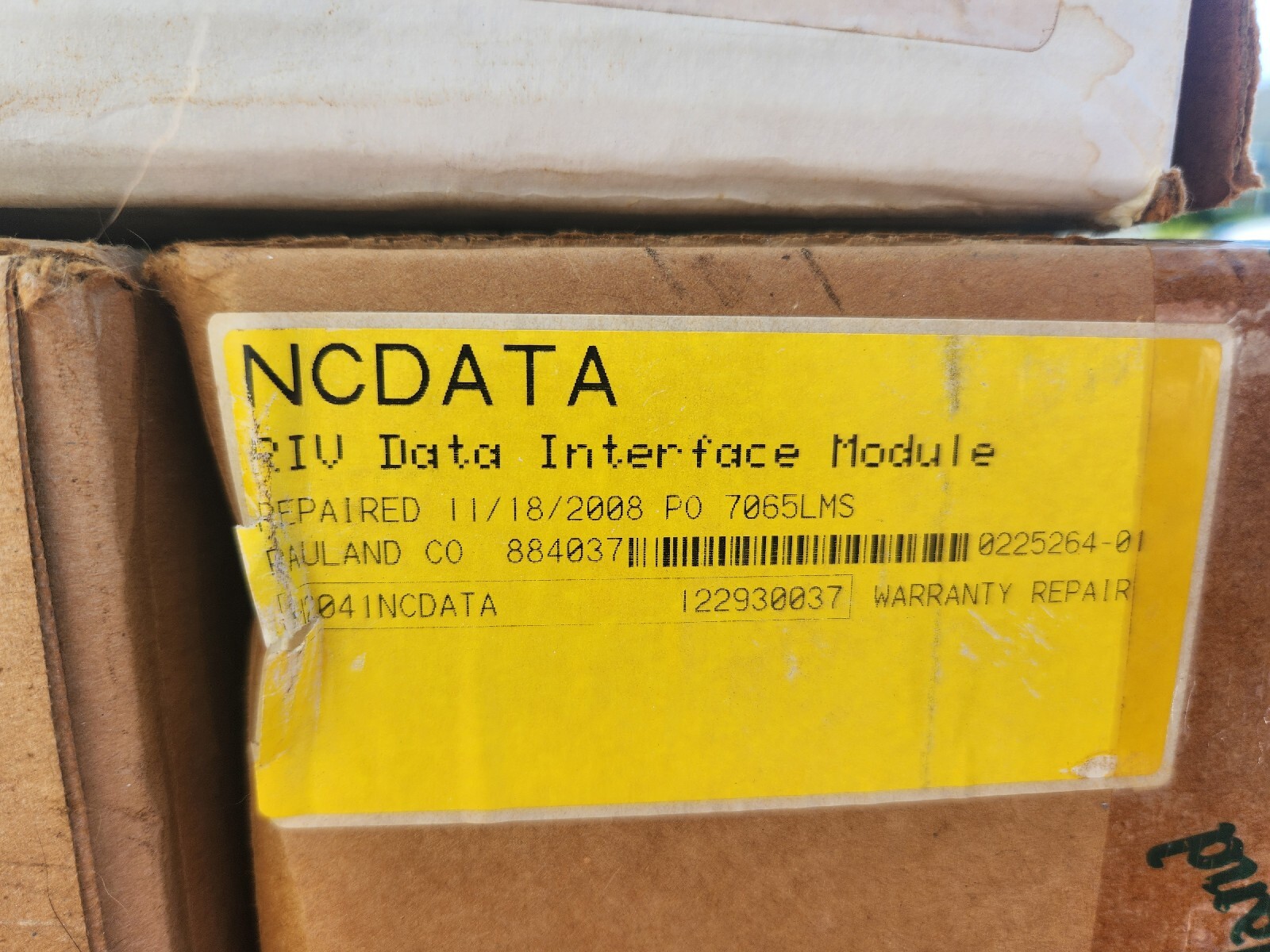 RAULAND BORG RESPONDER 4 NCDATA DATA CONTROL MODULES