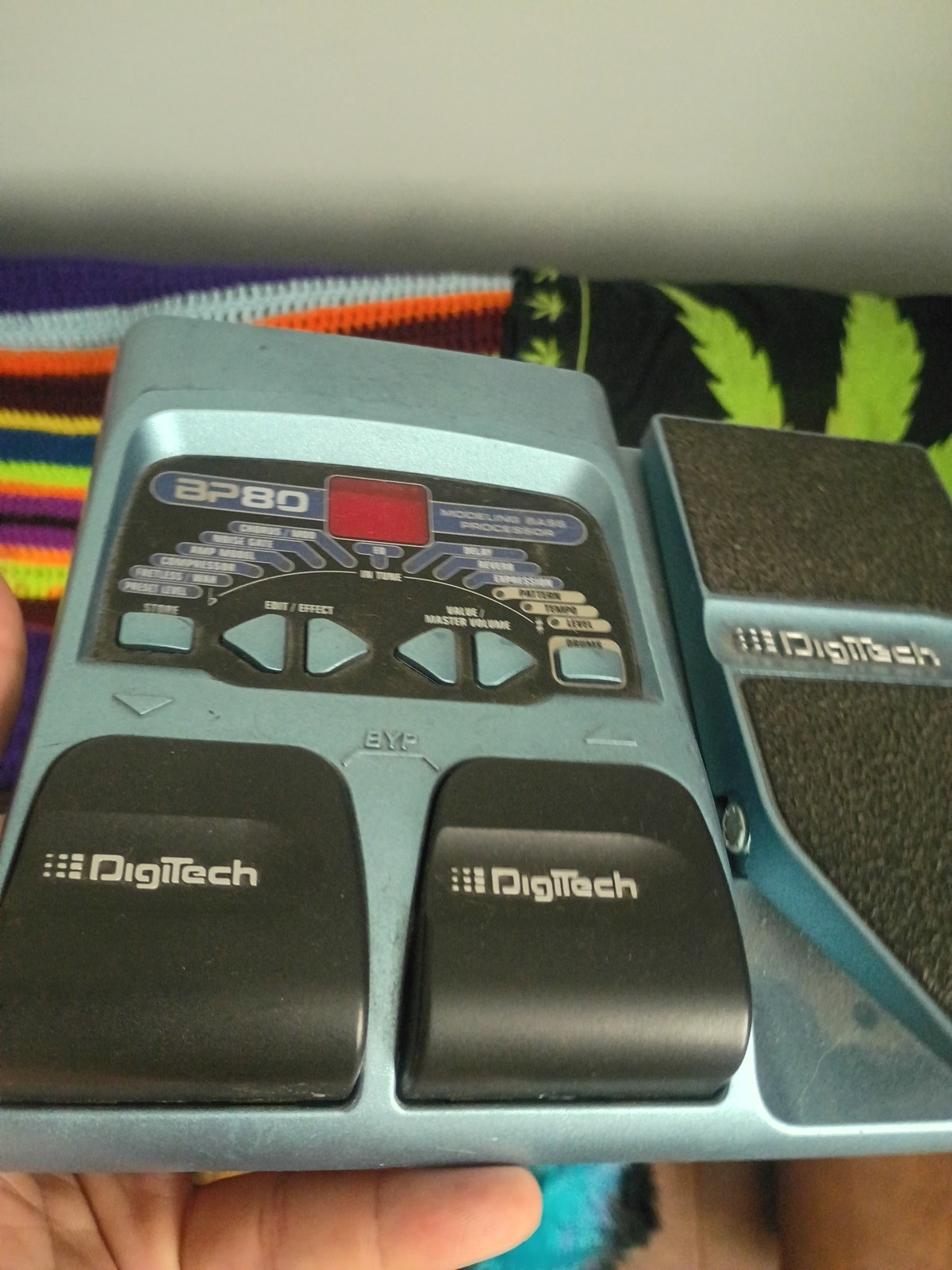 DigiTech RP80 Multi Effects Pedal Modeling Bass Guitar Processor Dusty Dirty Old