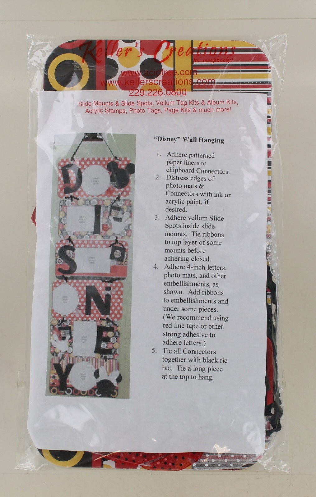 New Keller's Creations Disney Wall Hanging - Scrapbooking, Pictures