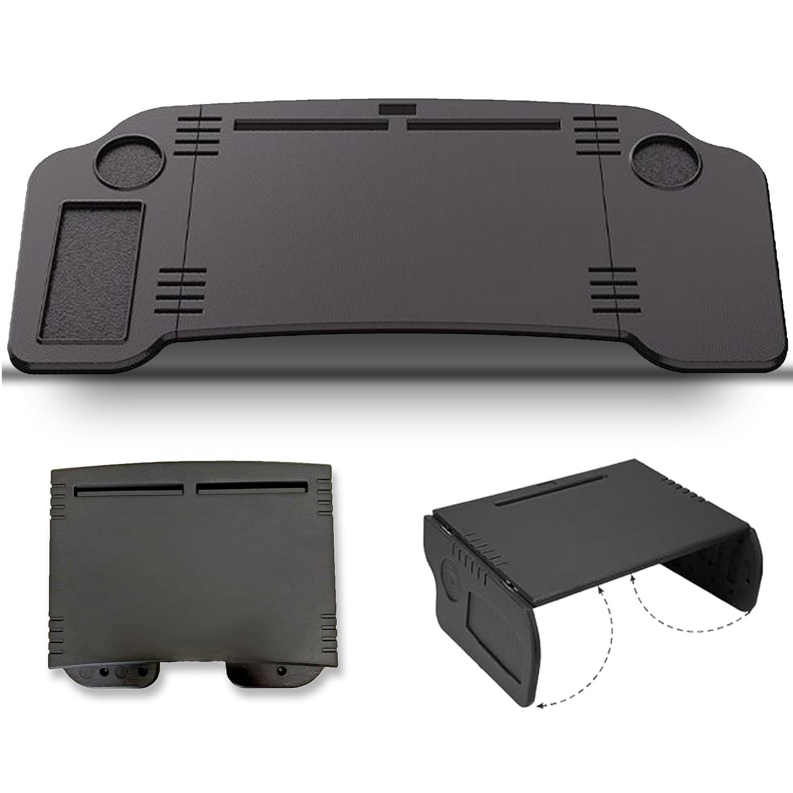 Universal Foldable Food Tray Laptop Desk Fits for Tesla Model Y/3 Auto Table