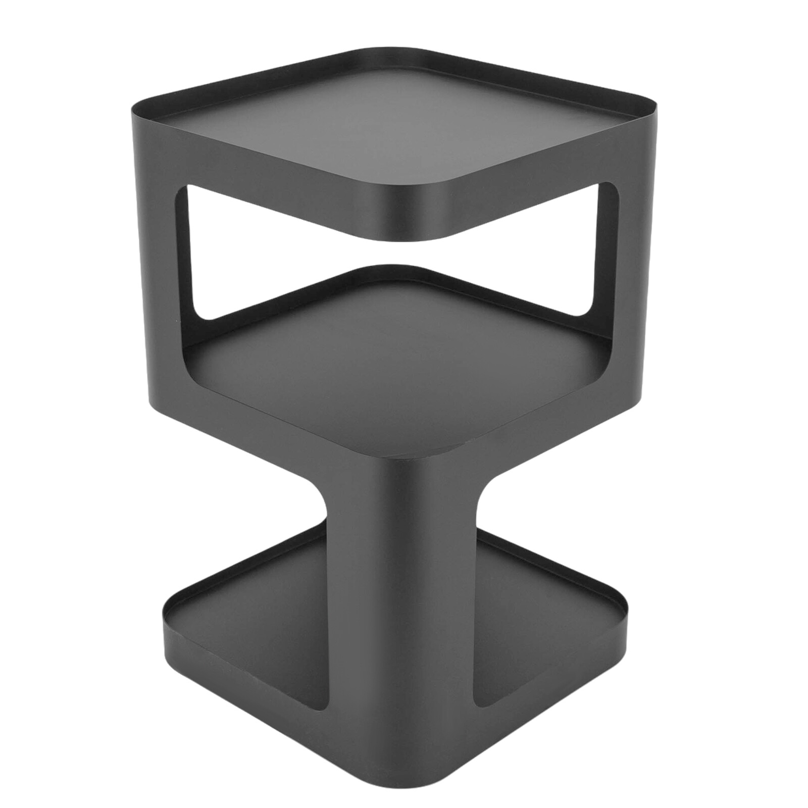 3 Tiers Coffee Table Modern Side Table Sofa Side End Table Bedside Tables Black