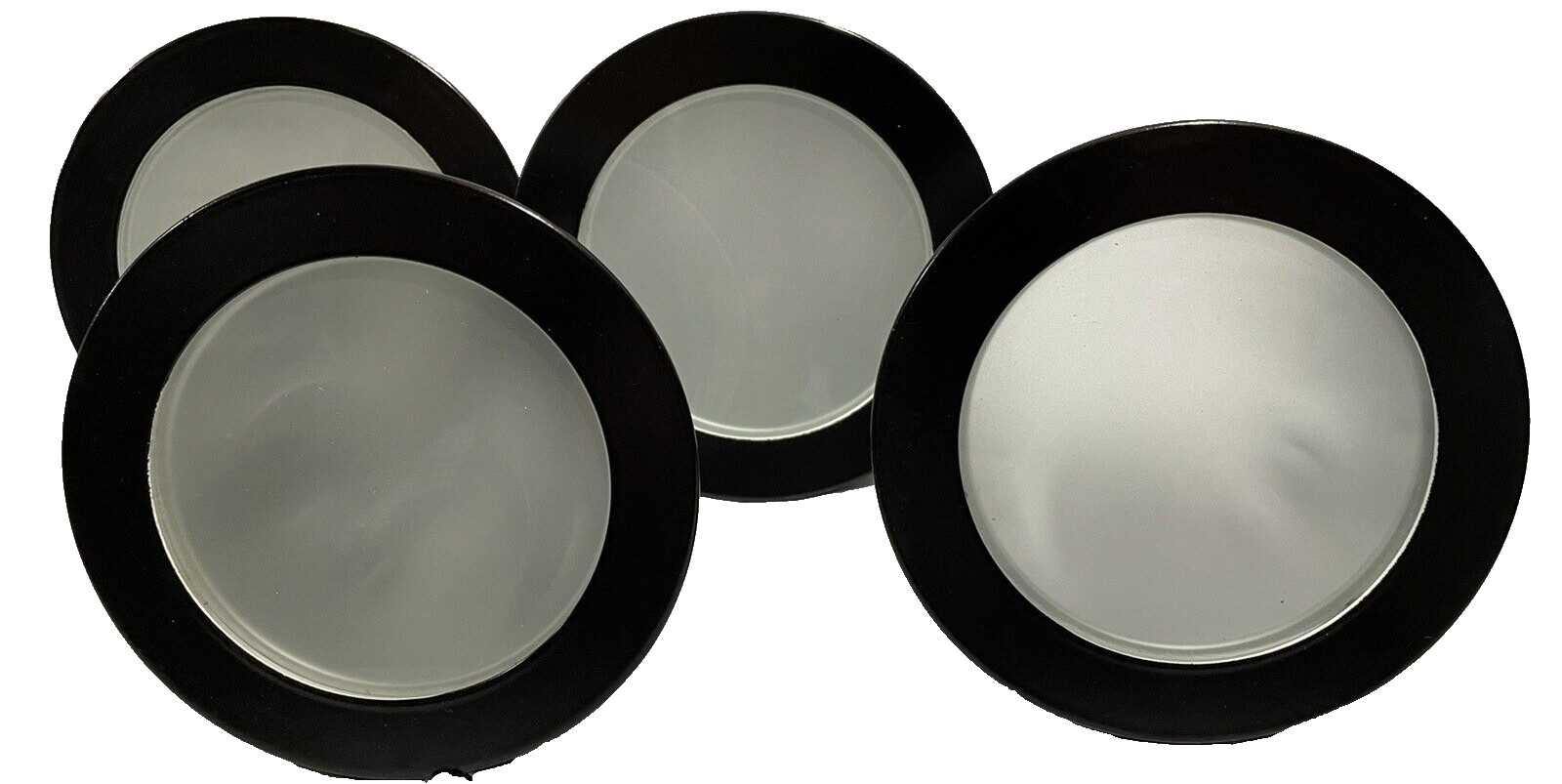 Lot of 4 - Royal Pacific 8704WH NIB 4" Black Can Trim Ring