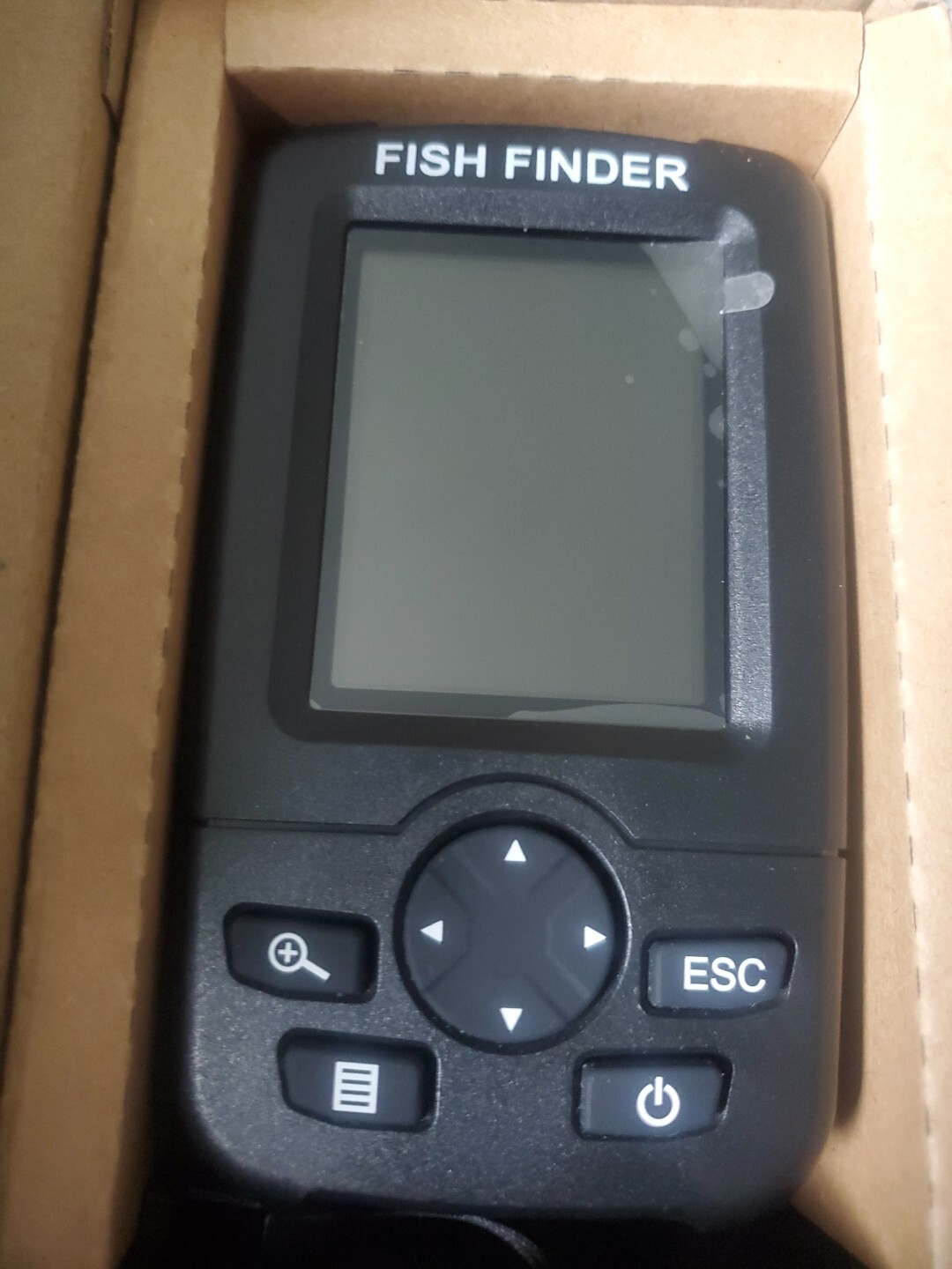 Portable Rechargeable Fish Finder Wireless Sonar Sensor Depth Locator Fish Size