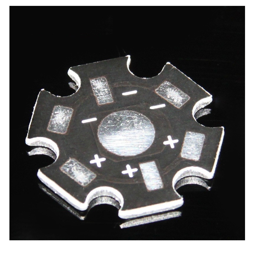 100 pcs 1W 3W 5W High Power LED Universal Aluminum Plate Heat sink LED