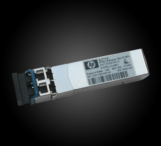 HP AJ717A | 8G LW B-series 10km FC SFP+ Transceiver | StorageWorks + Brocade SAN