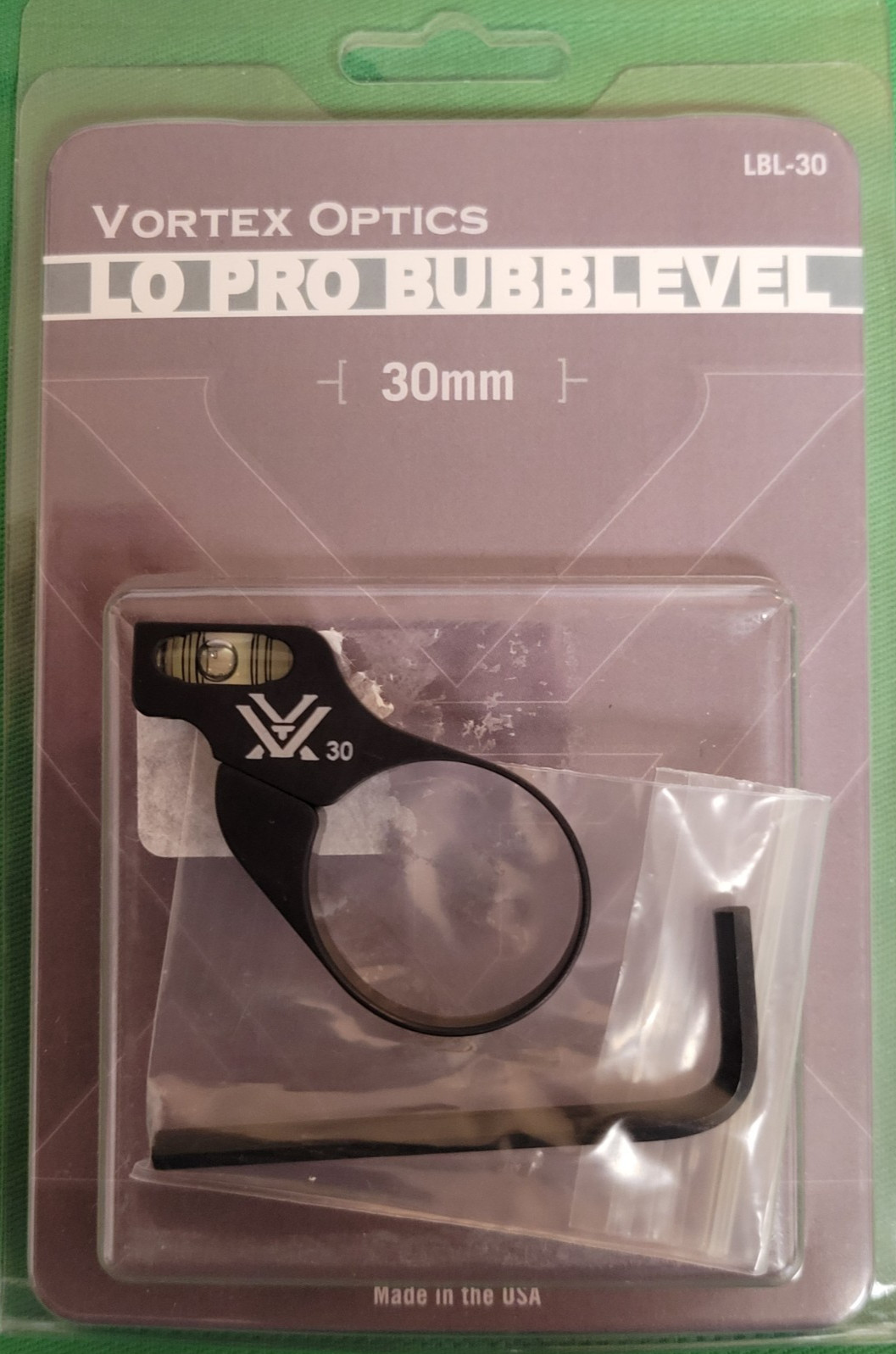 Vortex Optics Lo Pro Bubble Level for 30mm Tube Rifle Scope LBL-30 NEW IN BOX