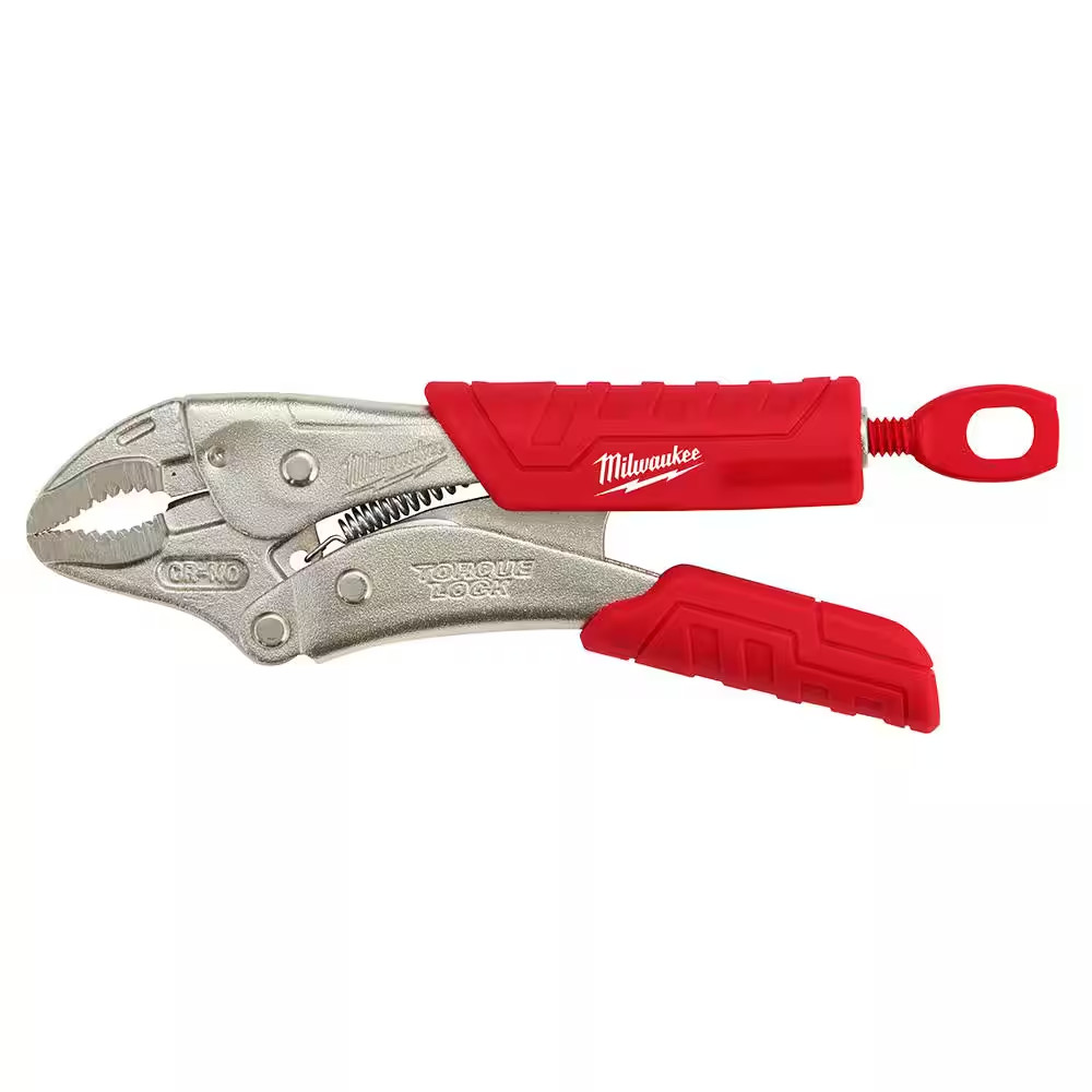 5 In. Torque Lock Curved Jaw Locking Pliers with Durable Grip