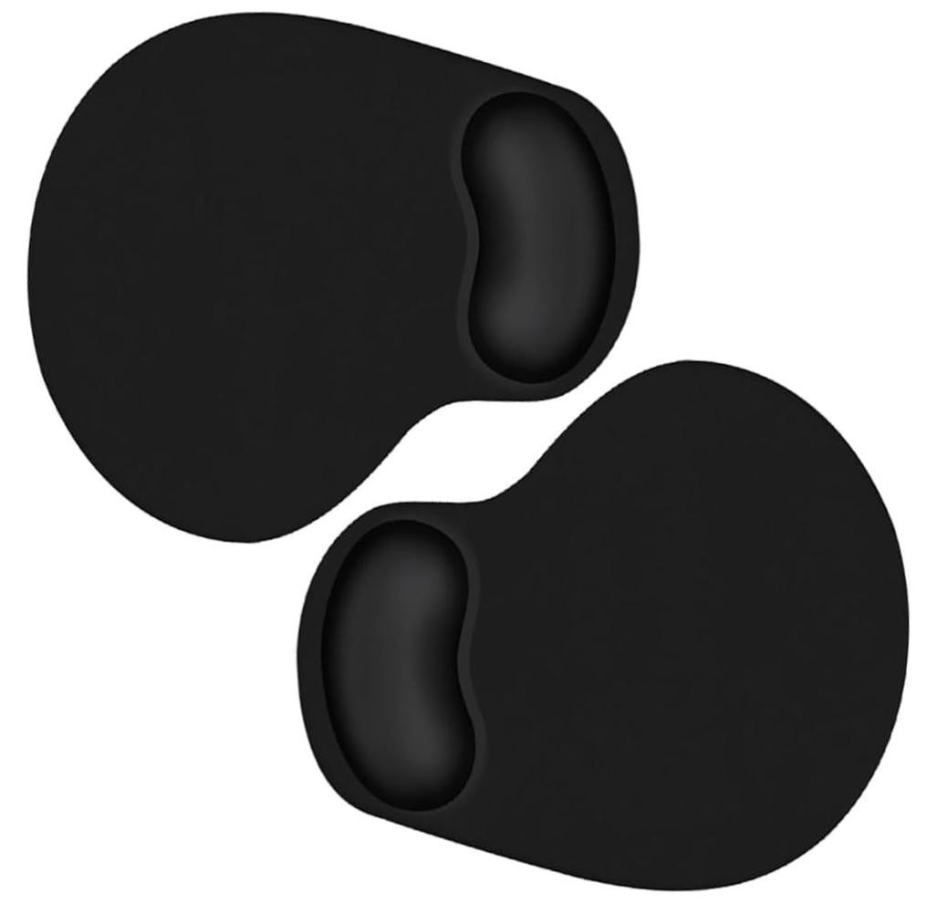 2 Pack Ergonomic Mouse Pad with Wrist Rest Support, Mousepad with Comfortable
