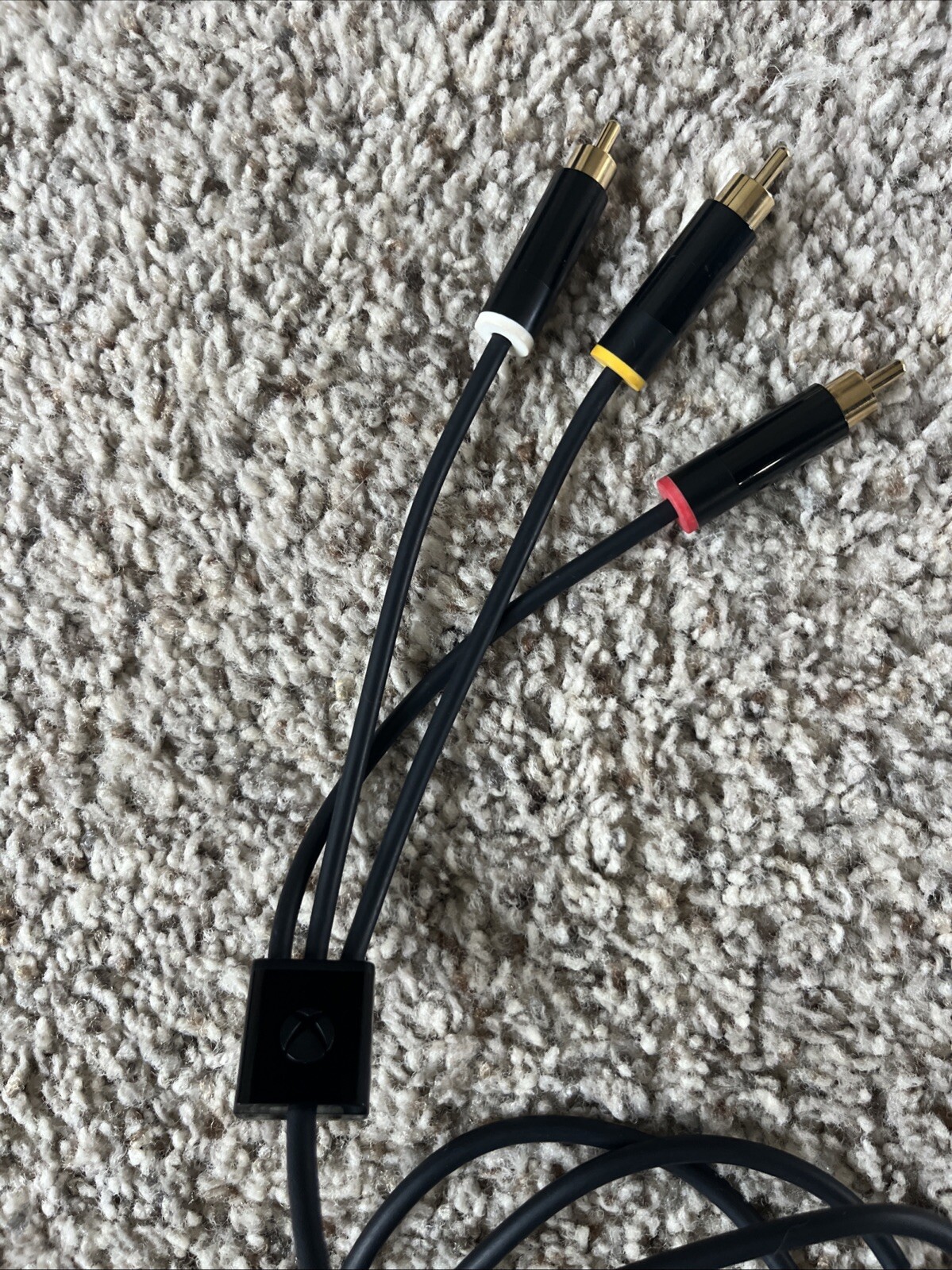 Microsoft Xbox 360 Slim E Official Composite AV Cable Genuine Console TV Lead
