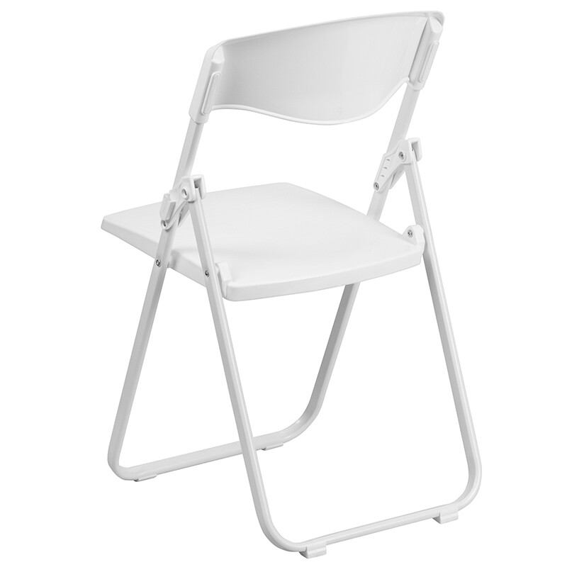 White Plastic Folding Chair