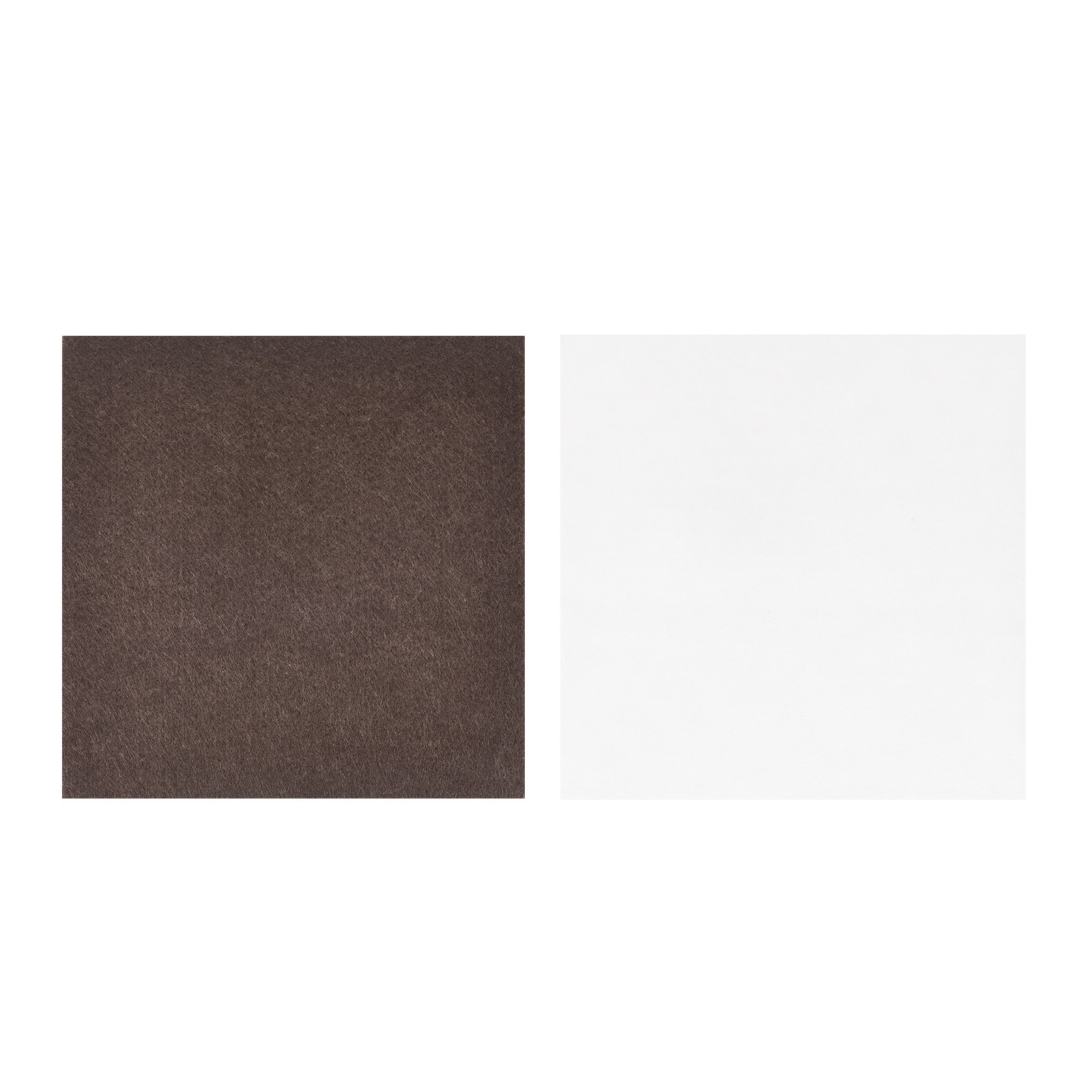 12Pcs Felt Furniture Pads 90mmx90mm Self Adhesive for Furniture Legs Brown