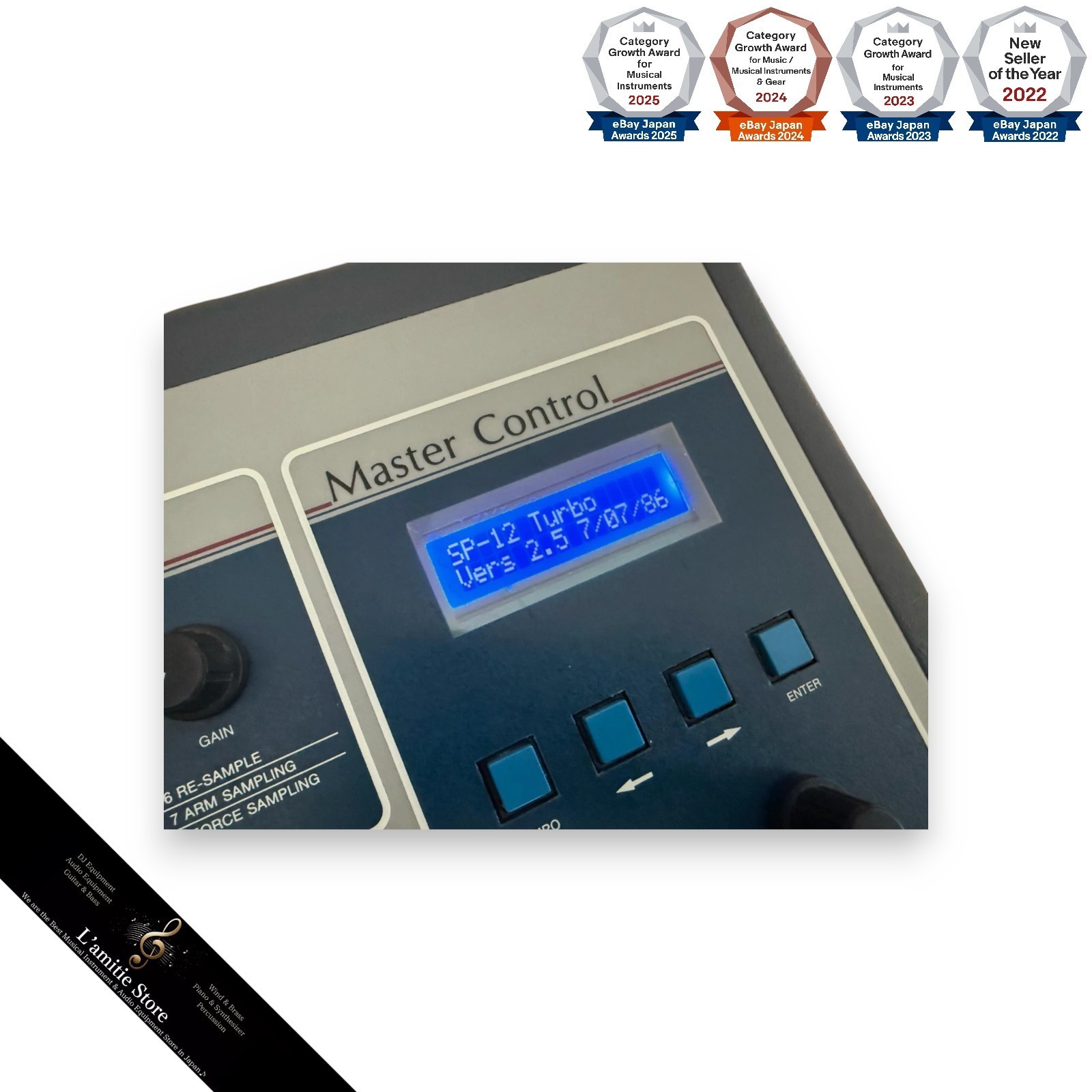 E-mu SP-12 TURBO Sampling Percussion Drum Machine SP12 Sampler Emu Tested Japan
