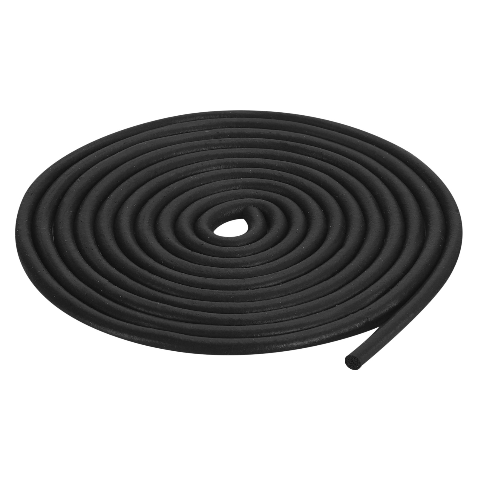 Foam Rubber Weather Seal Strip 5mm Diameter 7.5 Meters Long for DIY Gasket