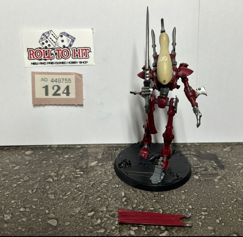 Warhammer 40k Aeldari Wraithlord 1x Plastic Model Assembled And Painted