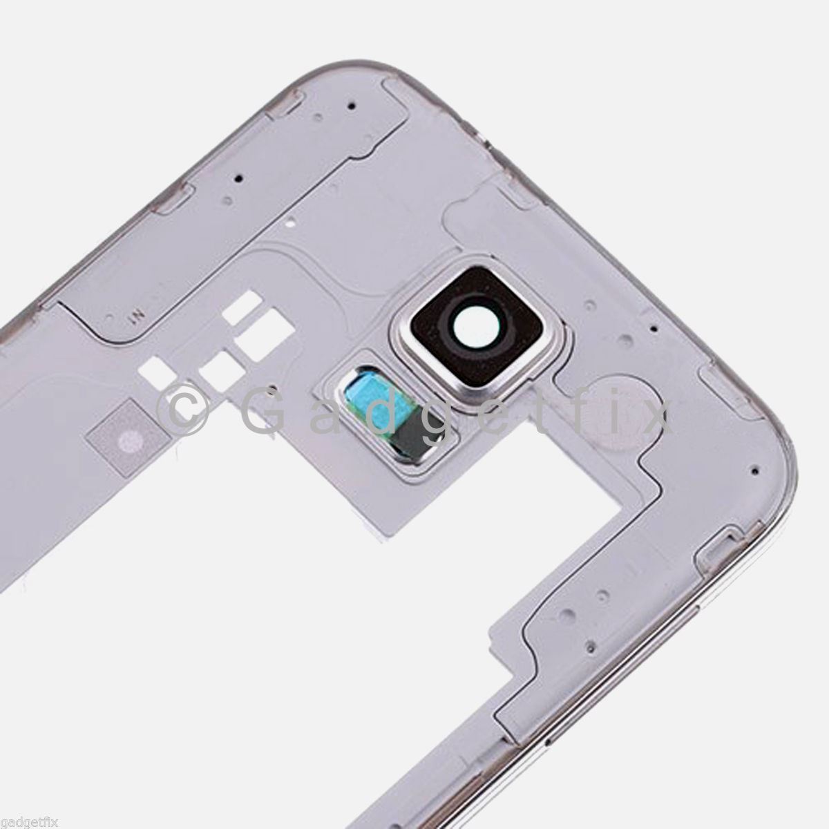 Samsung Galaxy S5 G900H G900M G9001 Back Housing Middle Frame Bezel Camera Lens