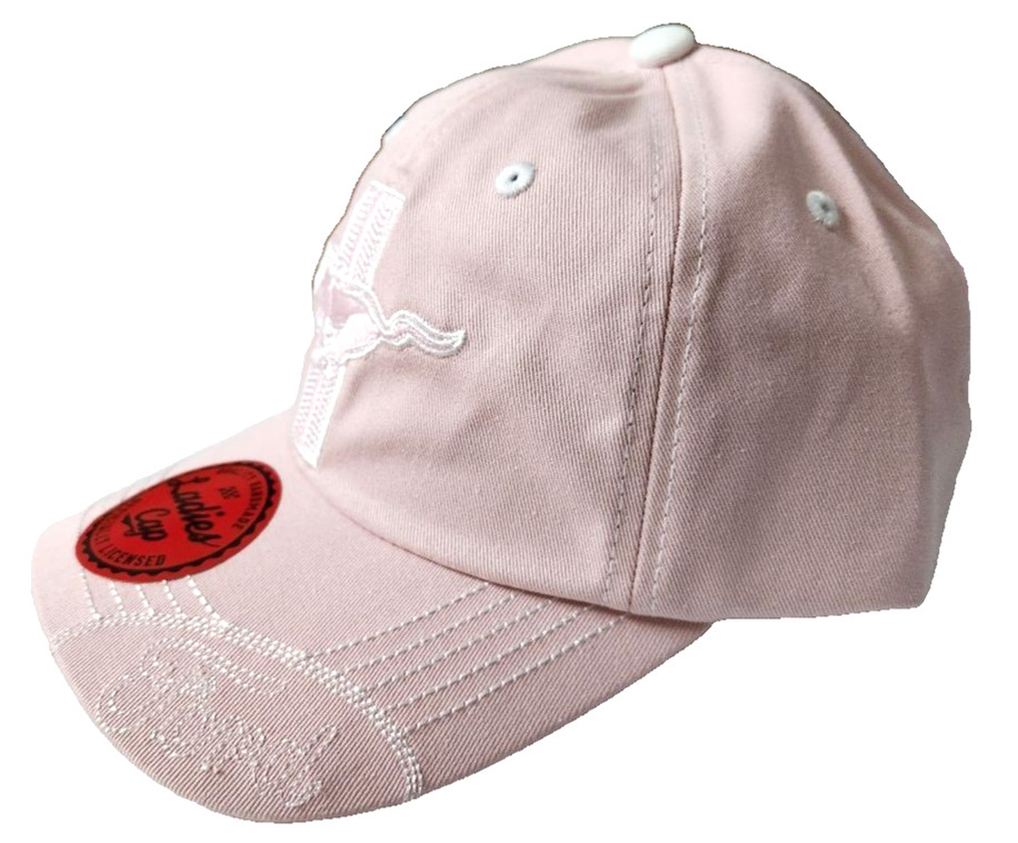 NEW FORD MUSTANG LOGO QUALITY EMBROIDERED PINK TWILL LADIES HAT 22942