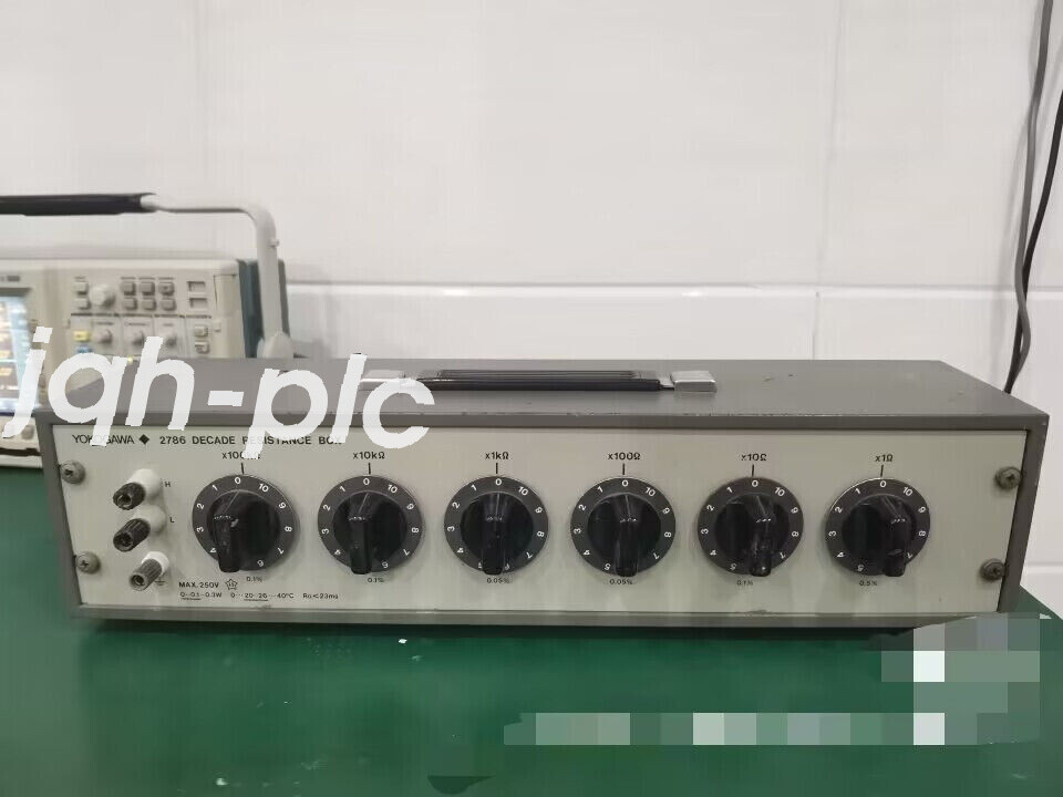 YOKOGAWA 2786 RESISTANCE DECADE BOX MAX:250V FORM 0.1 TO 1,111,110 OHMS USED*
