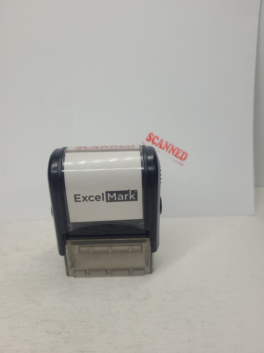 Self-inlimg Stamper "SCANNED" Red Ink