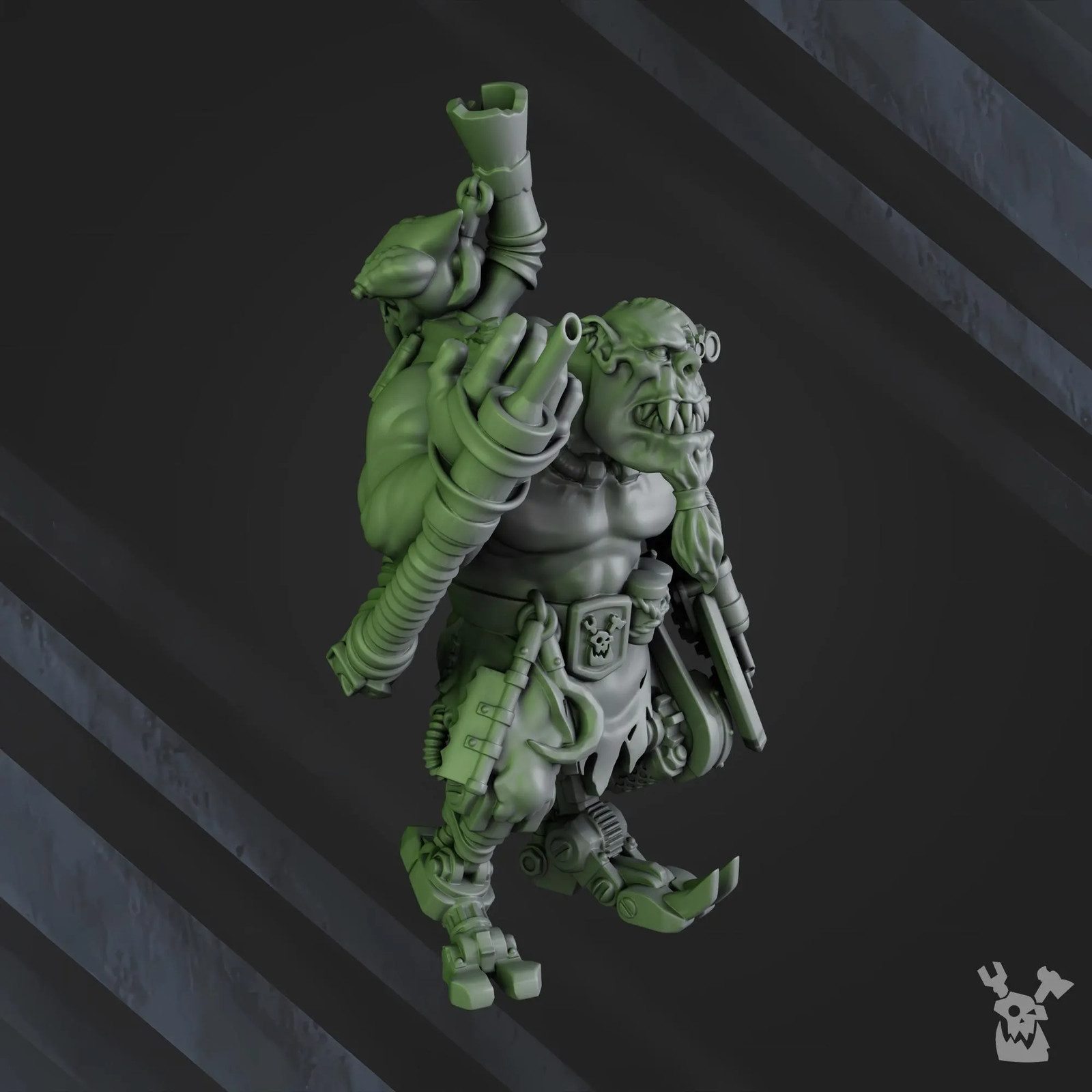 3d Printed Lecta Sawbones by DakkaDakka Miniatures