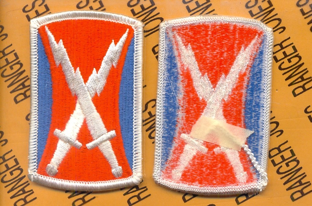 1109th Signal Brigade 3" dress uniform shoulder patch m/e