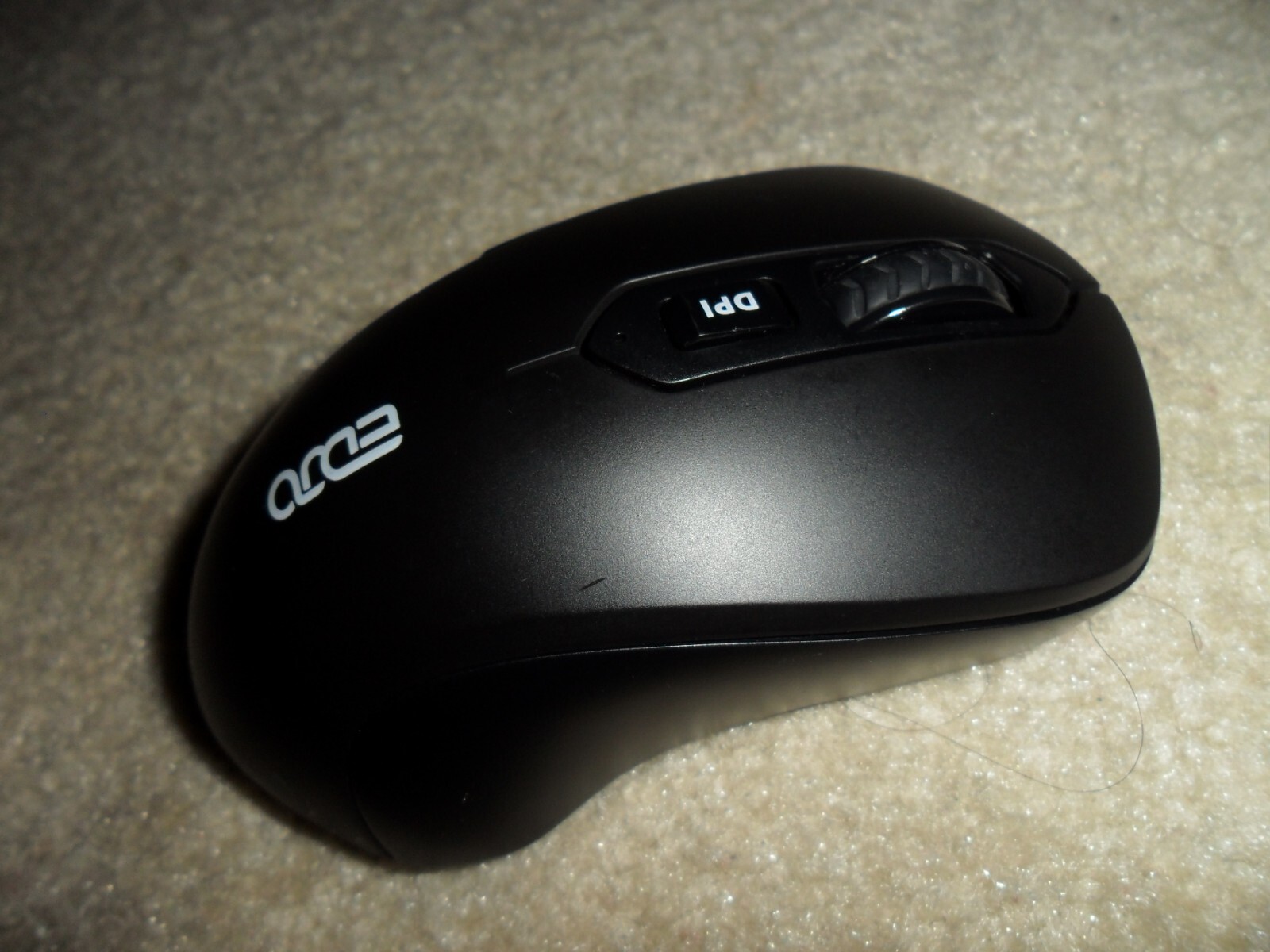EDJO TM176G Black 6-Buttons USB Scroll Wheel Wireless Mouse For PC & Laptop