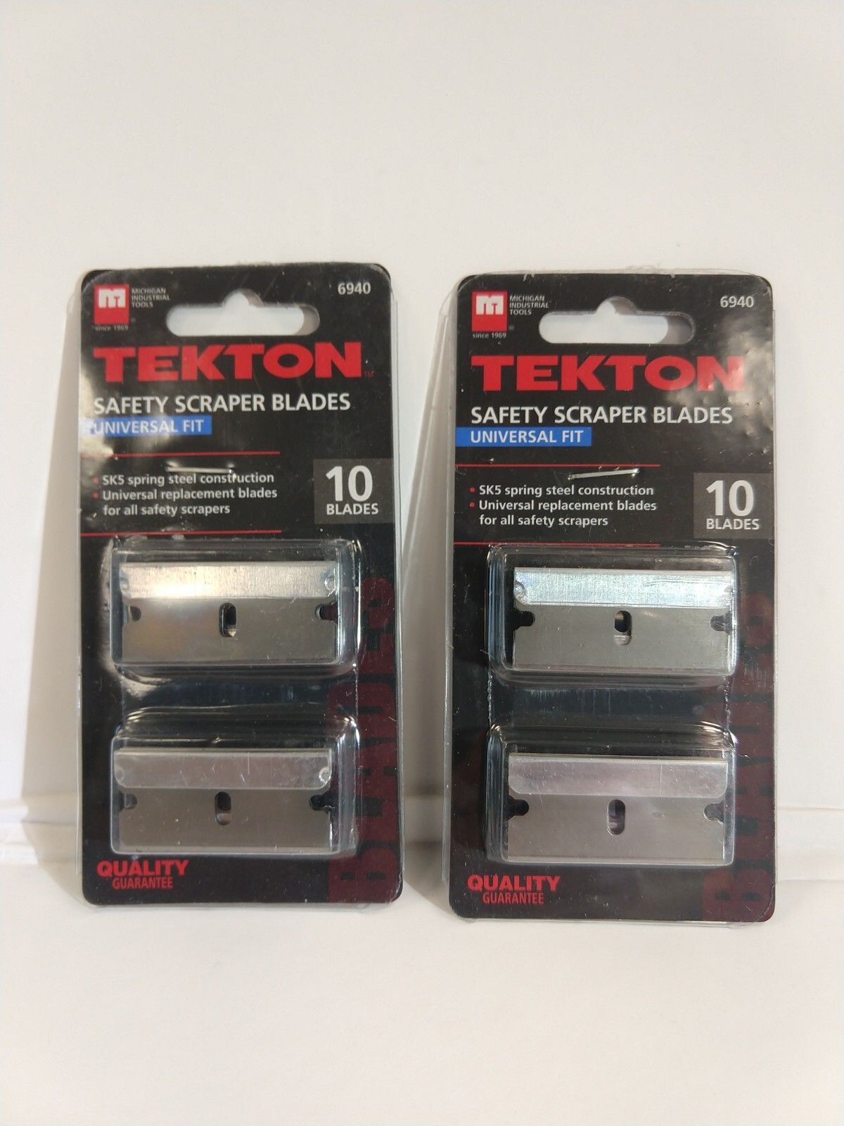 20 Scraper Blades Safety Box Knife Carton Cutter Replacement Single Edge Razor
