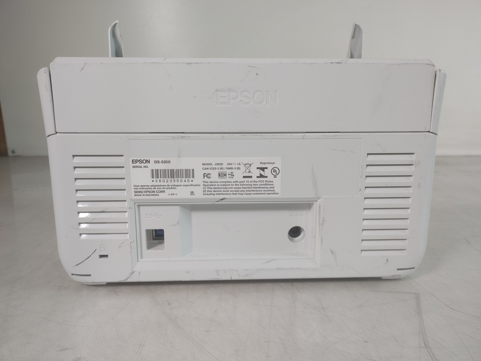 Epson DS-530II USB Pass-Through Scanner