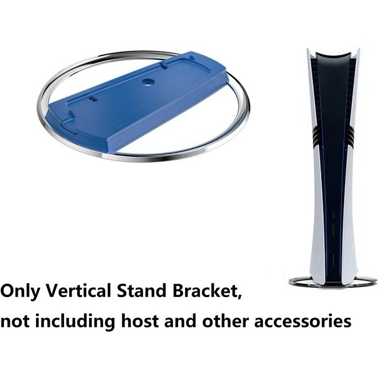 Vertical Stand for PS5 PlayStation 5 slim, Stand accessories for PS5 console Blu