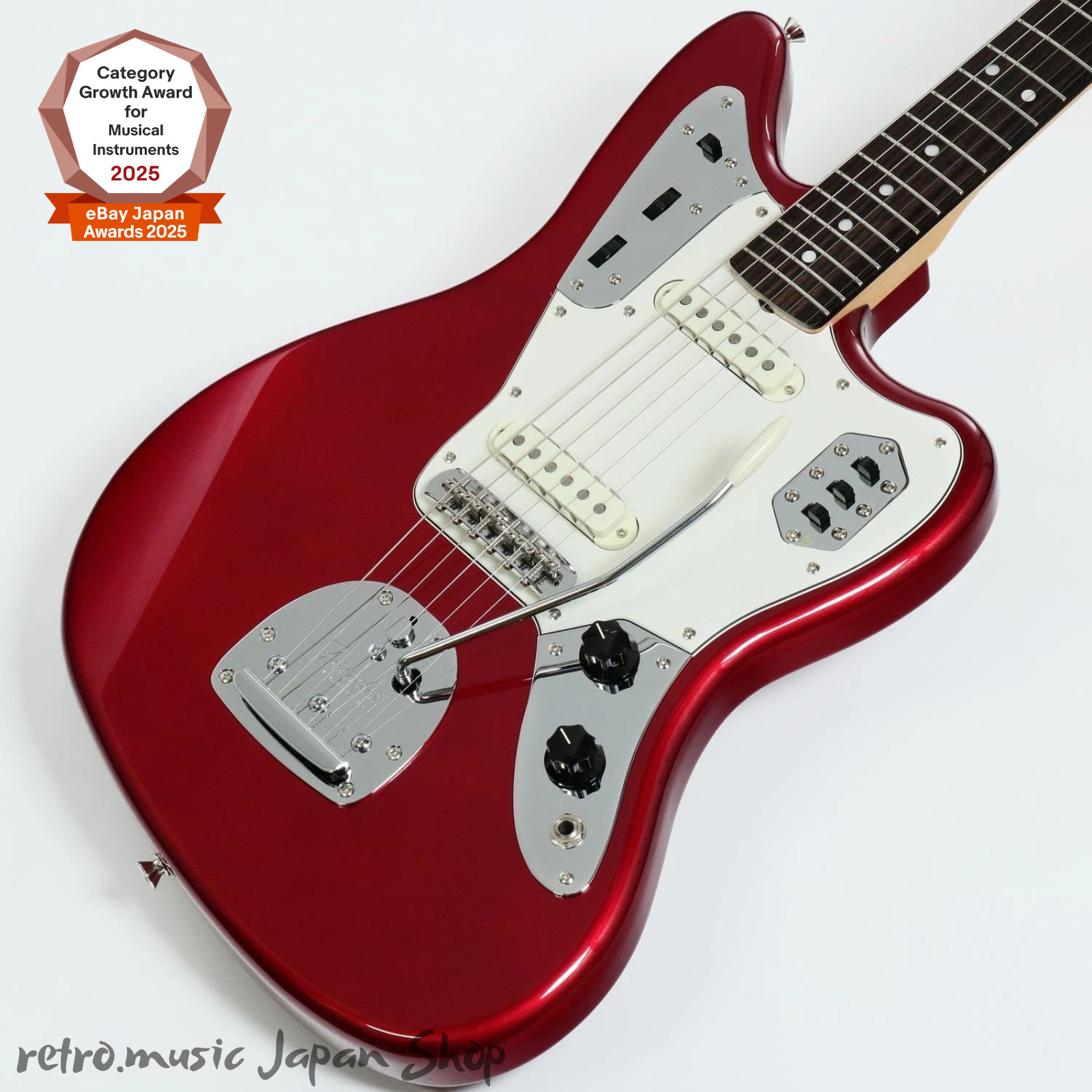 Fender FSR MIJ Traditional 60S Jaguar Alder Body Matching Head Candy Apple Red