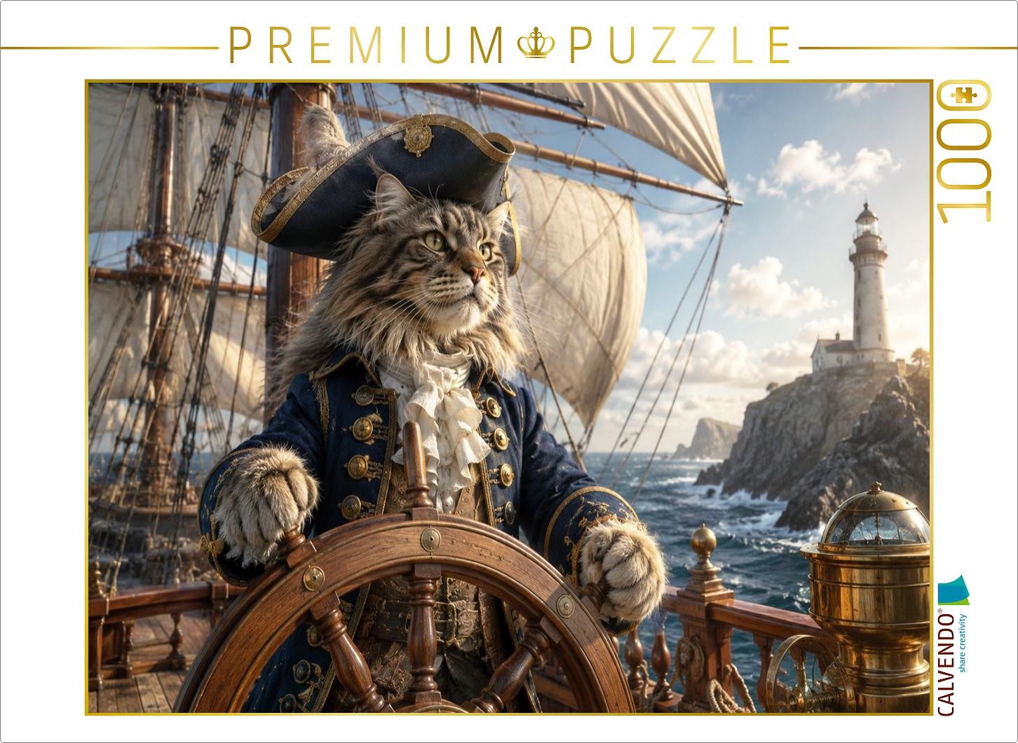 CALVENDO Puzzle Auf großer Fahrt | 1000 Teile Lege-Größe 64x48cm Foto-Puzzle für
