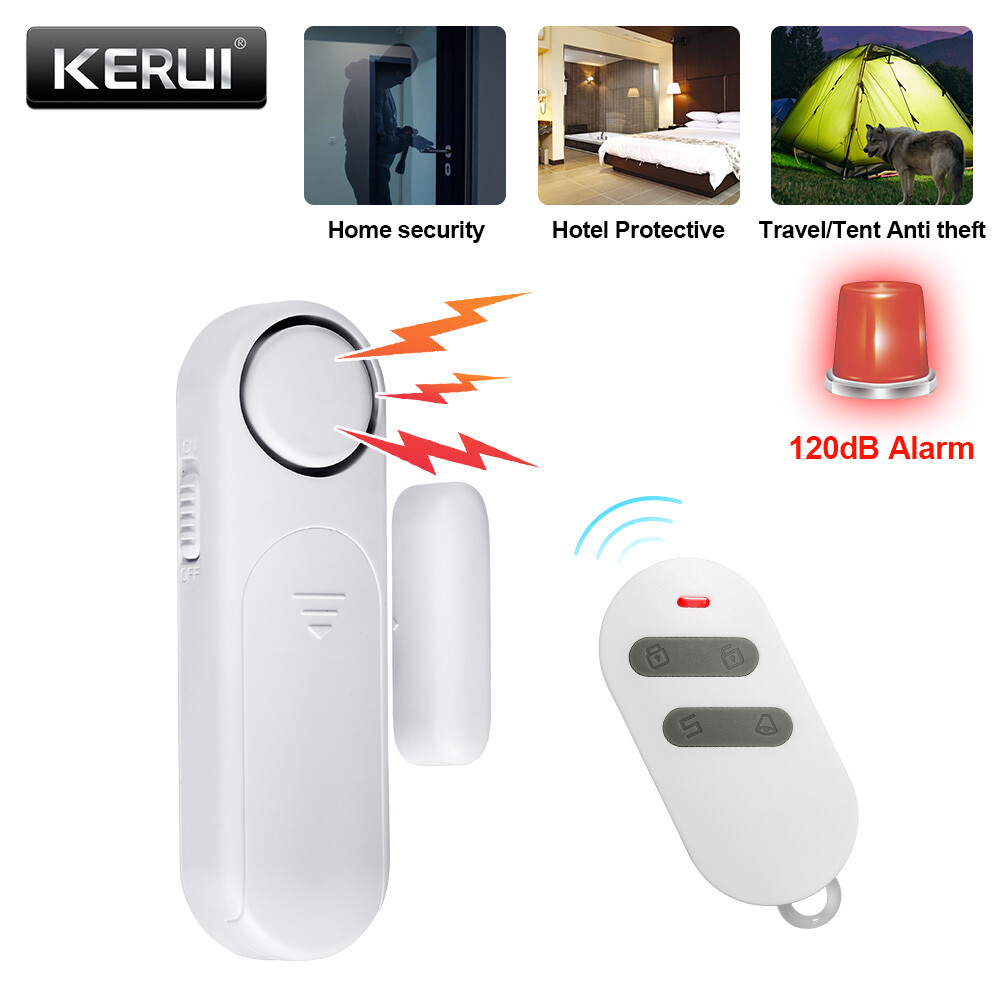 Household Wireless 120dB Door Window Burglar Security Sensor With Remote