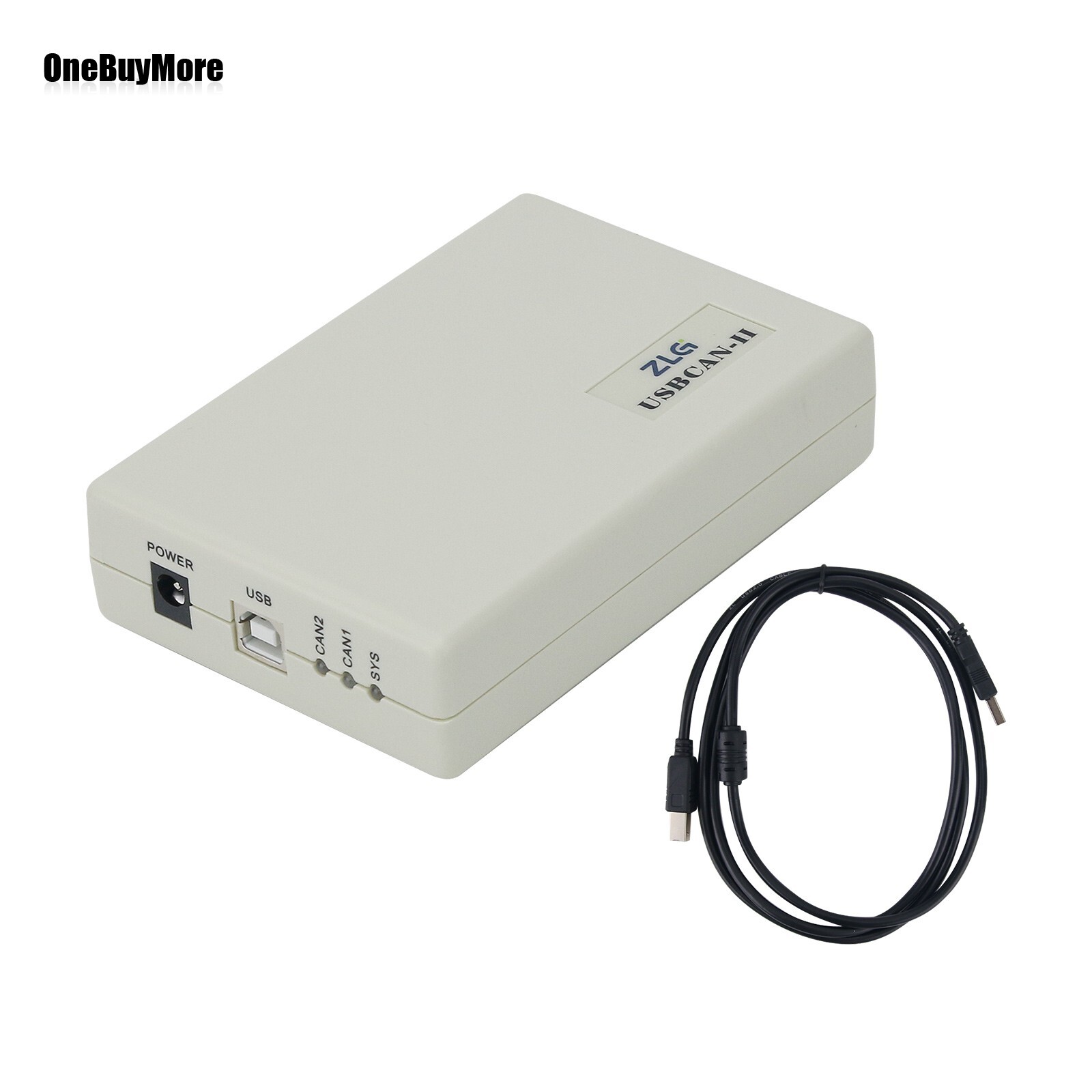 ZLG USBCAN-II USB to CAN Adapter CAN Bus Analyzer Debugger w/ 2CH CAN Interface