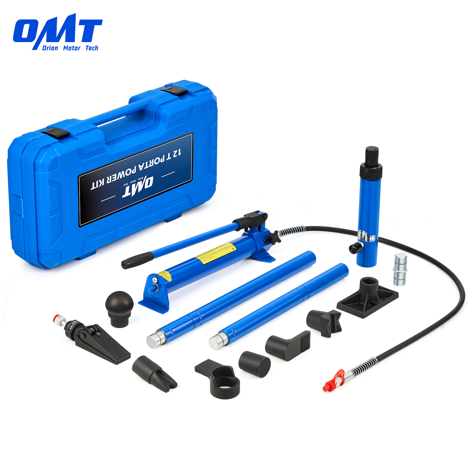 6/12/20 Ton Porta Power Hydraulic Jack Air Pump Lift Ram for Auto Body Repairs