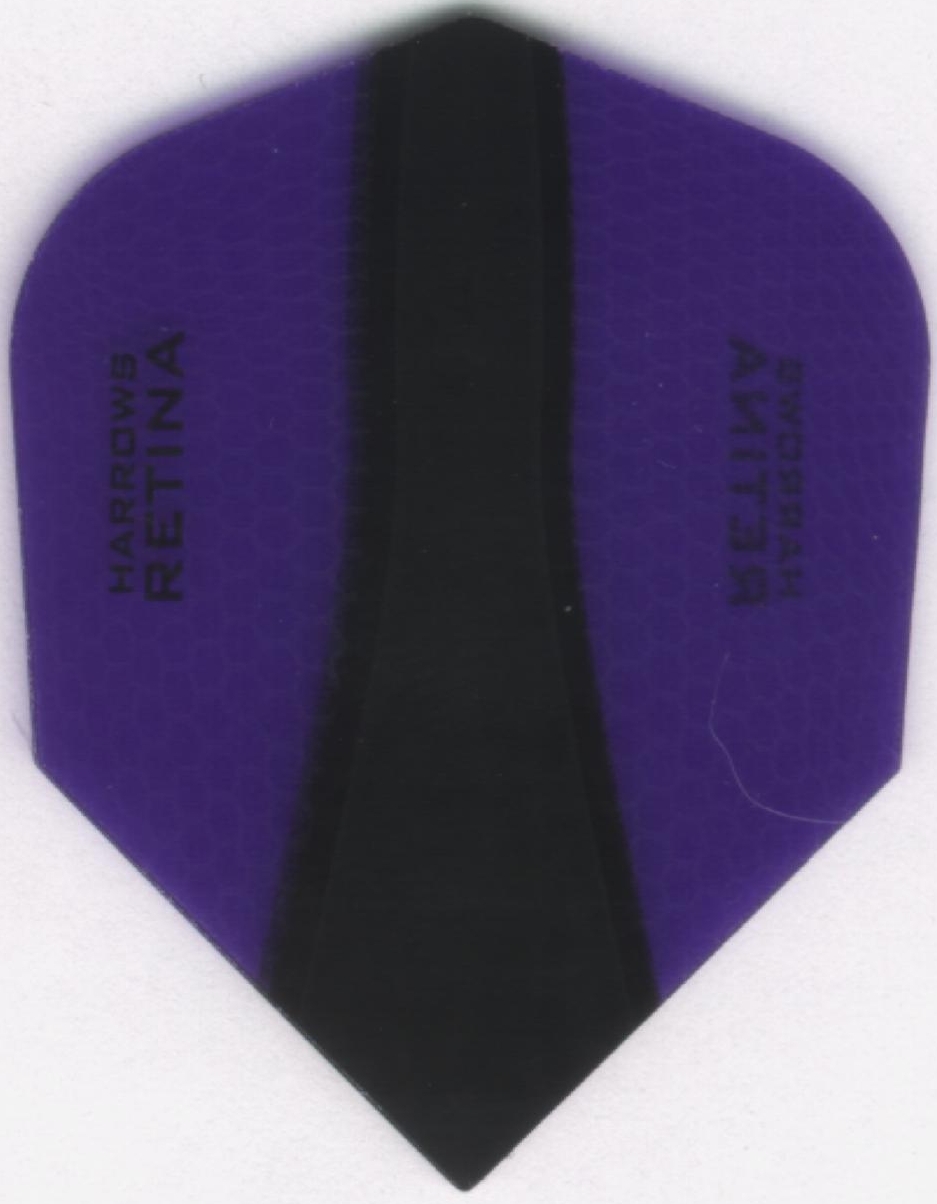PURPLE RETINA-X Dart Flights: 3 per set