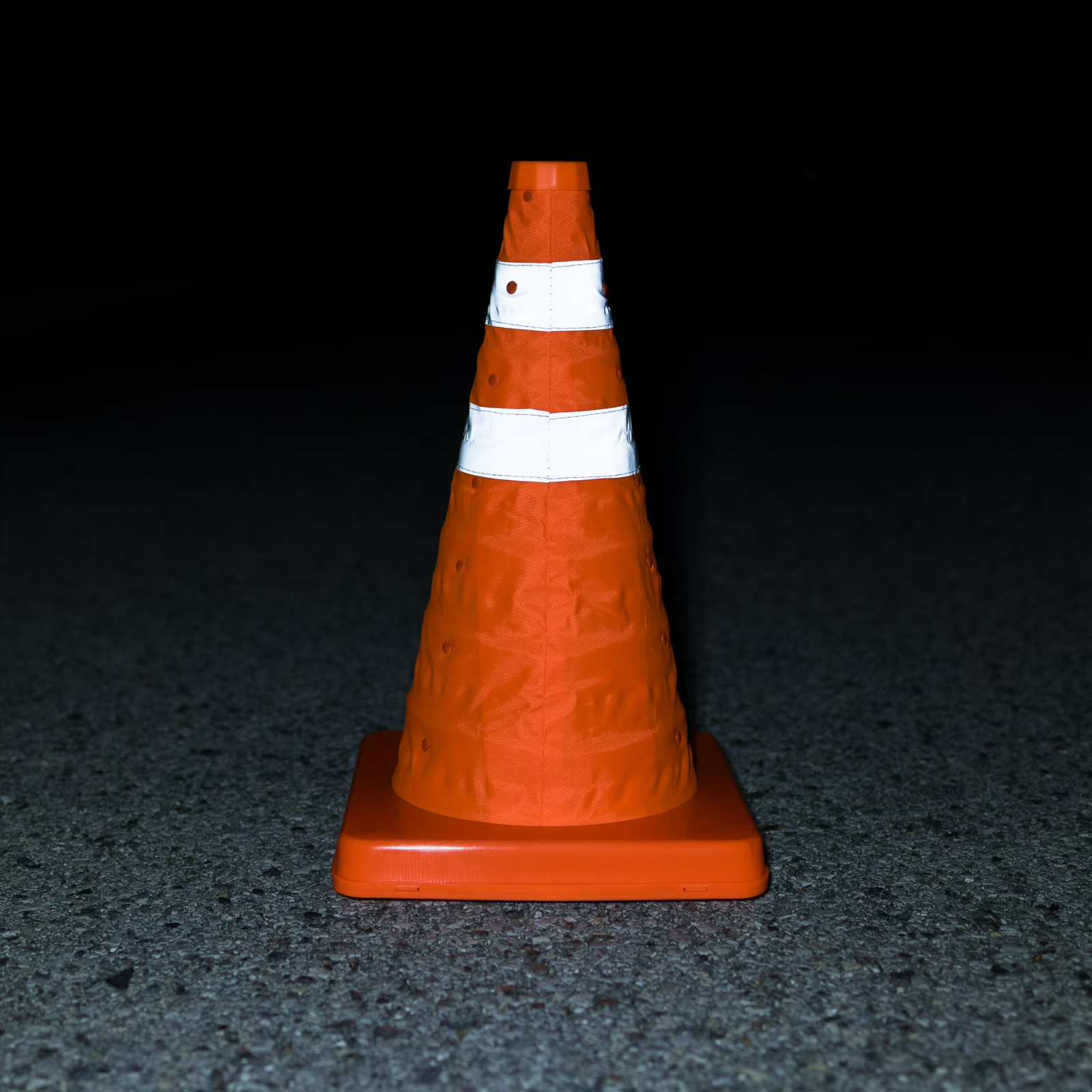 Collapsible Reflective Emergency Safety Cone, Traffic Cone, 3 Pack, Plastic