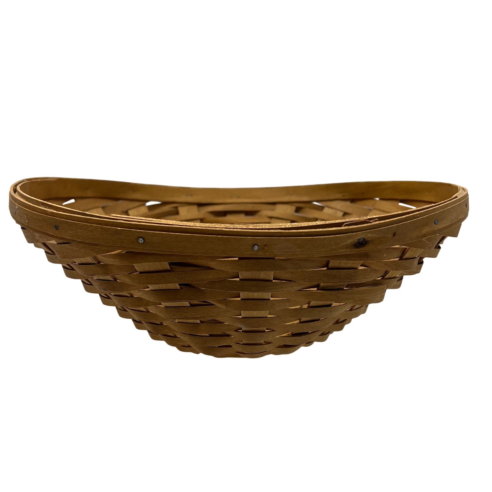 Longaberger 2009 Baskets Dresden OH USA Woven Wood Oval Serving Display