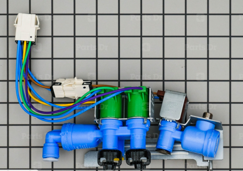 Frigidaire 4056027578 | Refrigerator Water Valve Dual Solenoid | Genuine OEM