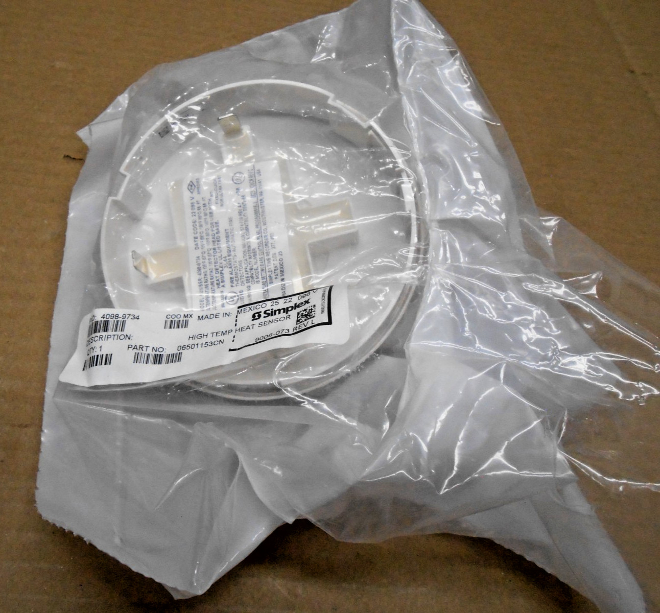 NEW SIMPLEX 4098-9734 06501153CN HIGH TEMP HEAT SENSOR FACTORY SEALED