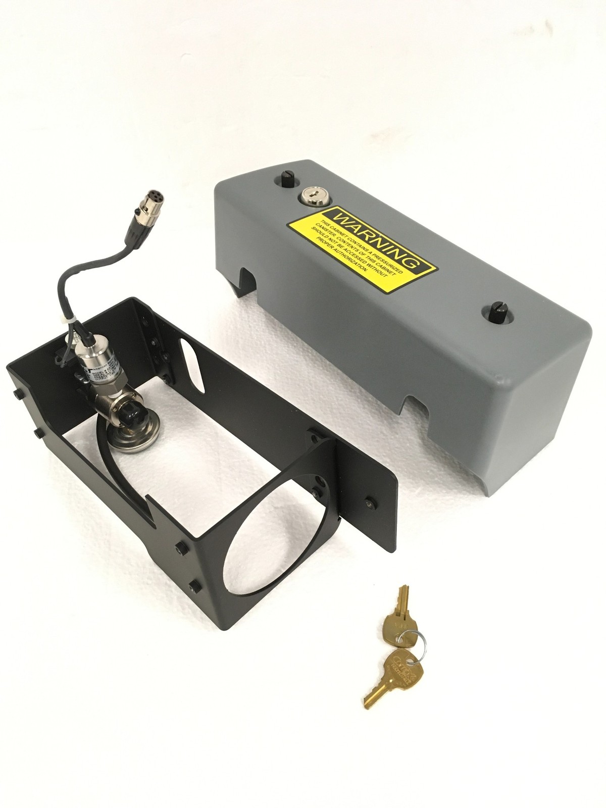 New Grey Plastic Enclosure w/ Key Lock, American AST4100B0200P3A0000 Sensor, QTY