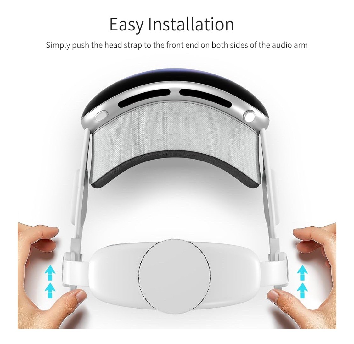 Head Strap Compatible with Apple Vision Pro Adjustable Confort Head Strap