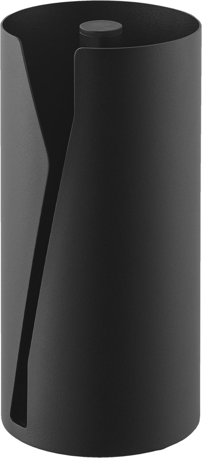 Yamazaki Kitchen Paper Holder, Vertical Type, Black, W12 x D12 x H24.7cm, Tower