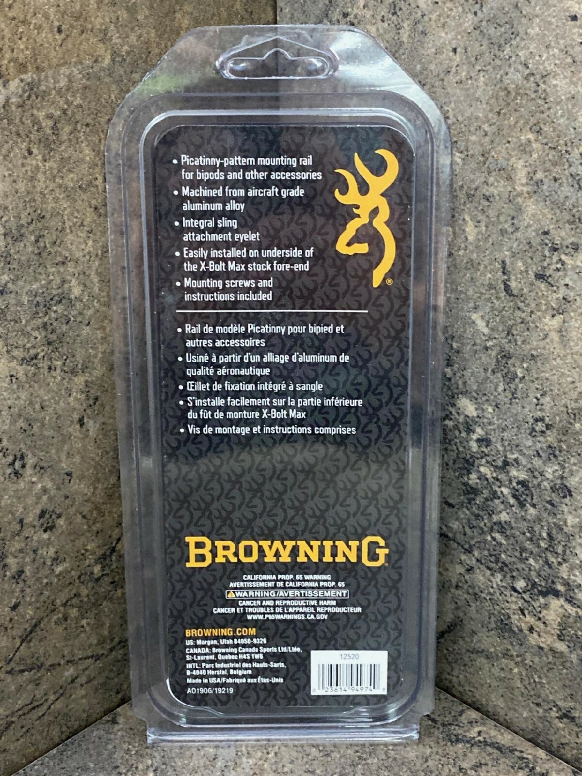 Browning X-Bolt Max Forearm Accessory Rail 12520
